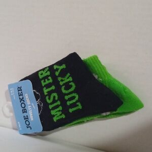 Joe Boxer Kids Novelty Socks  Mister Lucky 2 pairs NWT